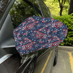 Paisley Floral Bohemian Pattern Print Car Side Mirror Covers
