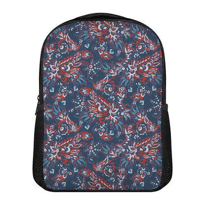 Paisley Floral Bohemian Pattern Print Casual Backpack