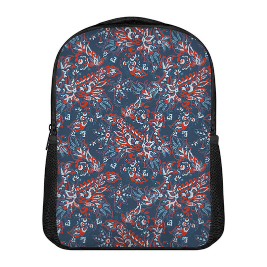 Paisley Floral Bohemian Pattern Print Casual Backpack