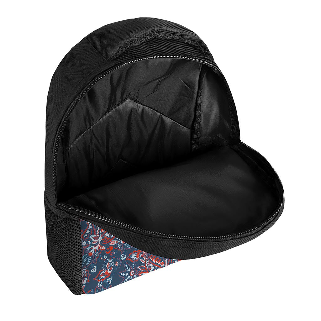 Paisley Floral Bohemian Pattern Print Casual Backpack