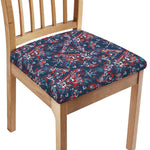 Paisley Floral Bohemian Pattern Print Chair Cushion Cover