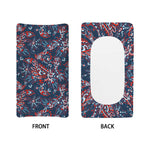 Paisley Floral Bohemian Pattern Print Changing Pad Cover