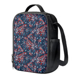 Paisley Floral Bohemian Pattern Print Crossbody Lunch Bag