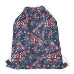 Paisley Floral Bohemian Pattern Print Drawstring Bag