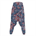 Paisley Floral Bohemian Pattern Print Hammer Pants