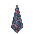 Paisley Floral Bohemian Pattern Print Hand Towel