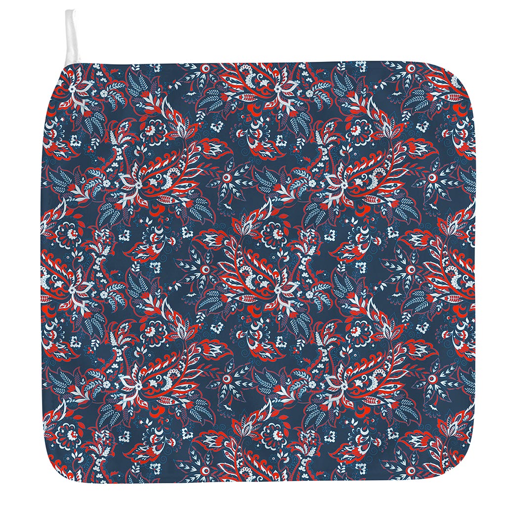 Paisley Floral Bohemian Pattern Print Hand Towel