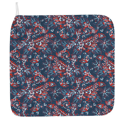 Paisley Floral Bohemian Pattern Print Hand Towel