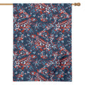 Paisley Floral Bohemian Pattern Print House Flag