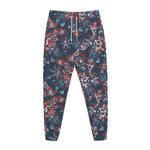 Paisley Floral Bohemian Pattern Print Jogger Pants