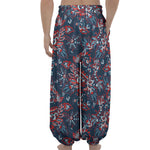 Paisley Floral Bohemian Pattern Print Lantern Pants