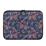 Paisley Floral Bohemian Pattern Print Laptop Sleeve