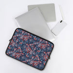 Paisley Floral Bohemian Pattern Print Laptop Sleeve