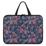 Paisley Floral Bohemian Pattern Print Laptop Sleeve With Handle