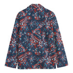 Paisley Floral Bohemian Pattern Print Men's Blazer