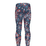 Paisley Floral Bohemian Pattern Print Men's leggings