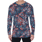 Paisley Floral Bohemian Pattern Print Men's Long Sleeve T-Shirt