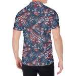 Paisley Floral Bohemian Pattern Print Men's Shirt