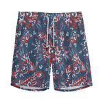 Paisley Floral Bohemian Pattern Print Men's Sports Shorts