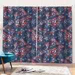 Paisley Floral Bohemian Pattern Print Pencil Pleat Curtains