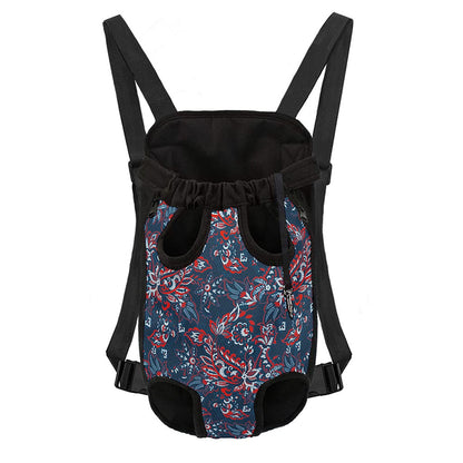 Paisley Floral Bohemian Pattern Print Pet Carrier Backpack