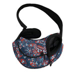 Paisley Floral Bohemian Pattern Print Pet Sling Carrier