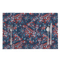 Paisley Floral Bohemian Pattern Print Placemat
