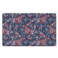 Paisley Floral Bohemian Pattern Print Polyester Doormat