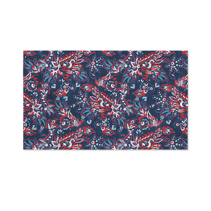 Paisley Floral Bohemian Pattern Print Polyester Flag