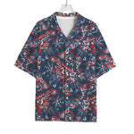 Paisley Floral Bohemian Pattern Print Rayon Hawaiian Shirt