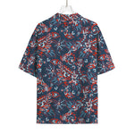 Paisley Floral Bohemian Pattern Print Rayon Hawaiian Shirt