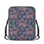 Paisley Floral Bohemian Pattern Print Rectangular Crossbody Bag