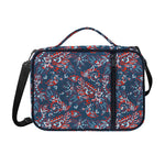Paisley Floral Bohemian Pattern Print Shoulder Strap Bible Bag