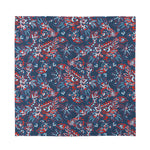 Paisley Floral Bohemian Pattern Print Silk Bandana