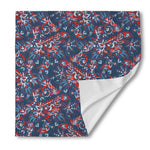 Paisley Floral Bohemian Pattern Print Silk Bandana