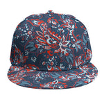 Paisley Floral Bohemian Pattern Print Snapback Cap