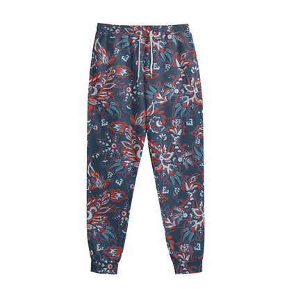 Paisley Floral Bohemian Pattern Print Sweatpants