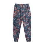 Paisley Floral Bohemian Pattern Print Sweatpants