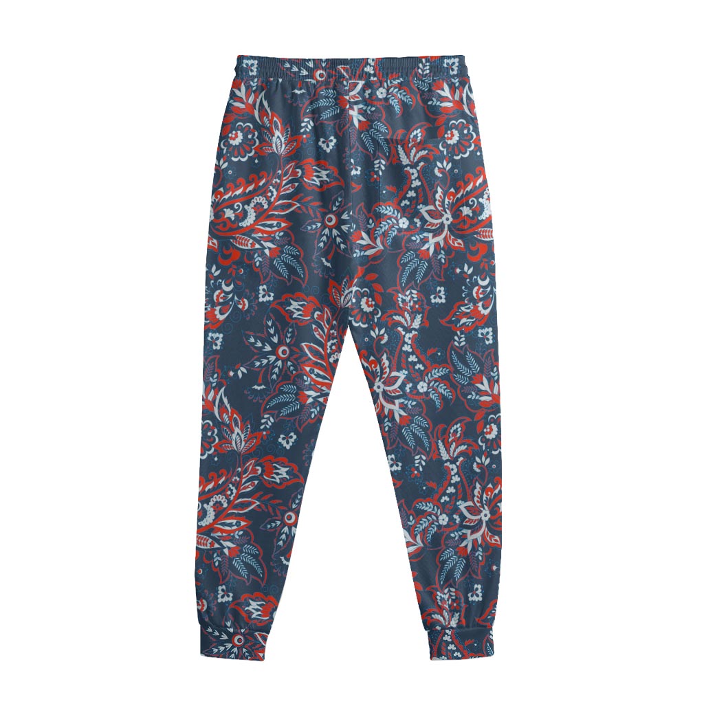 Paisley Floral Bohemian Pattern Print Sweatpants