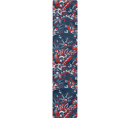 Paisley Floral Bohemian Pattern Print Table Runner