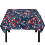 Paisley Floral Bohemian Pattern Print Tablecloth
