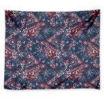 Paisley Floral Bohemian Pattern Print Tapestry