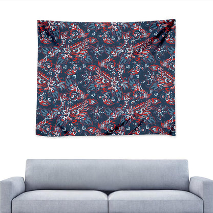 Paisley Floral Bohemian Pattern Print Tapestry