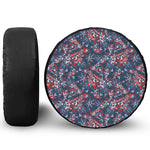 Paisley Floral Bohemian Pattern Print Tire Cover