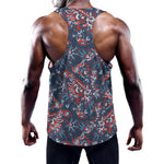 Paisley Floral Bohemian Pattern Print Training Tank Top