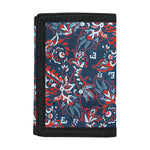 Paisley Floral Bohemian Pattern Print Trifold Wallet