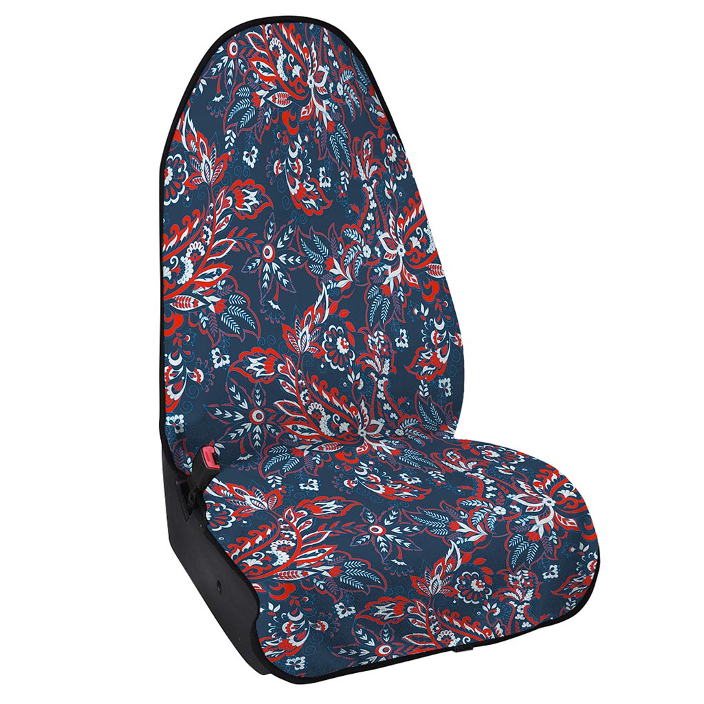 Paisley Floral Bohemian Pattern Print Waterproof Car Seat Cover