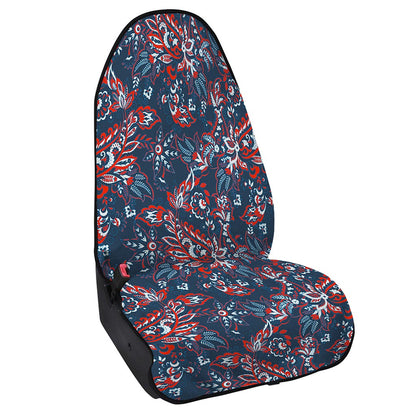 Paisley Floral Bohemian Pattern Print Waterproof Car Seat Cover