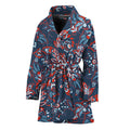 Paisley Floral Bohemian Pattern Print Women's Bathrobe