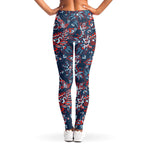 Paisley Floral Bohemian Pattern Print Women's Leggings